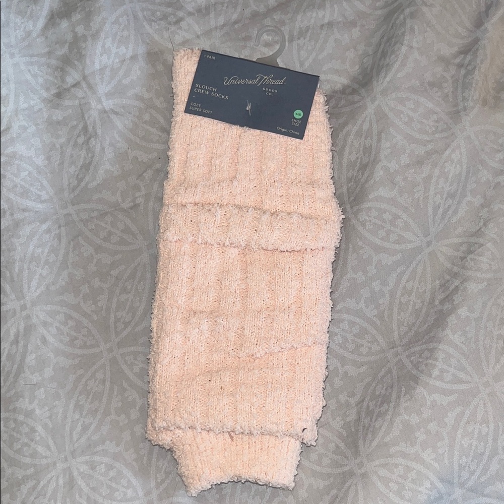 Universal Thread Peach Slouch Boot Socks